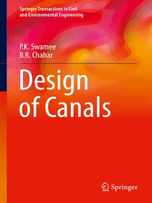 cover image of Design of Canals